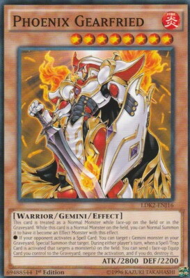 YUGIOH CARD PHOENIX GEARFRIED LDK2-ENJ16 1ST EDITION | eBay