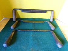 3 Antique Draw Knifes Knife Spoke Shaves, Barnard, Sargent, 12/7