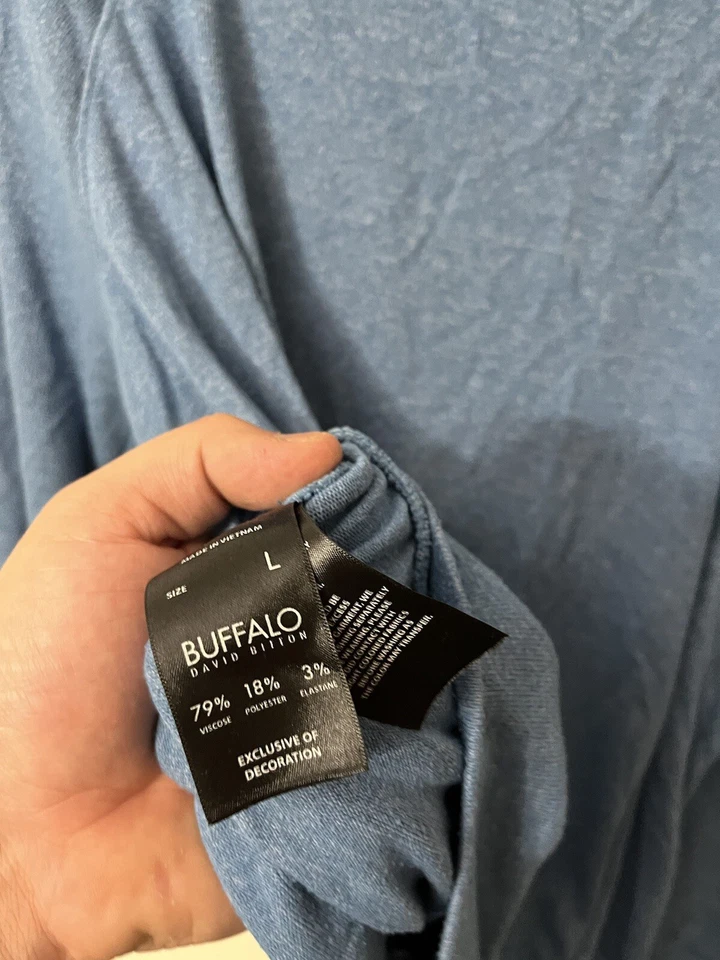 Suéter Buffalo David Bitton, Suave, Azul, Sé Amable, Mujer Grande Foto 4 de 4