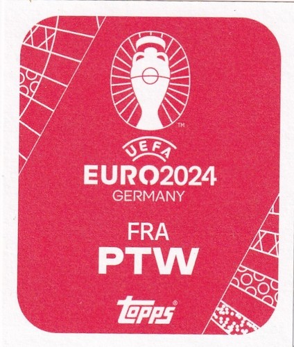 Topps UEFA Euro 2024 Sticker Swiss FRA PTW Eduardo Camavinga Watch Gold Parallel - Picture 2 of 2