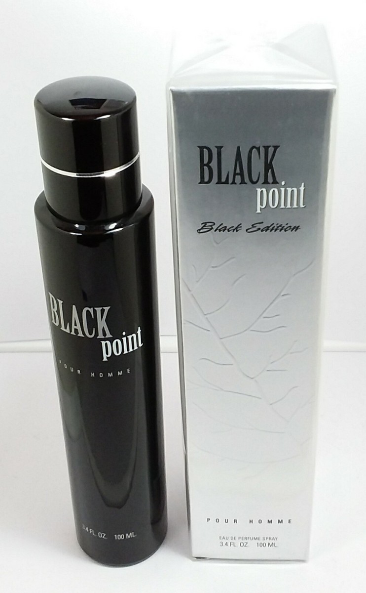 BLACK POINT BLACK EDITION PARFUM FOR MEN BY YZY 3.4 FL OZ (100ML  