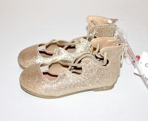 carter's gold glitter shoes