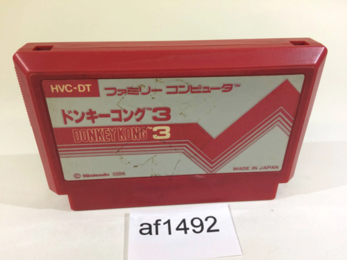 af1492 Donkey Kong 3 NES Famicom Japonia - Zdjęcie 1 z 2