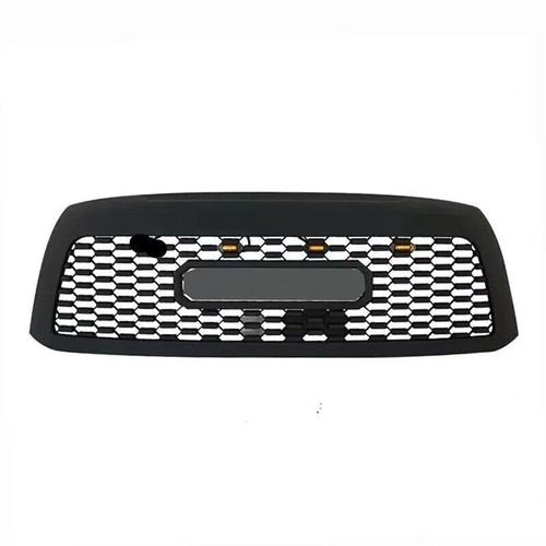 Black Front Grille Fits For TOYOTA Sequoia 2008-2018 Upper Grill W/Light - Picture 10 of 12