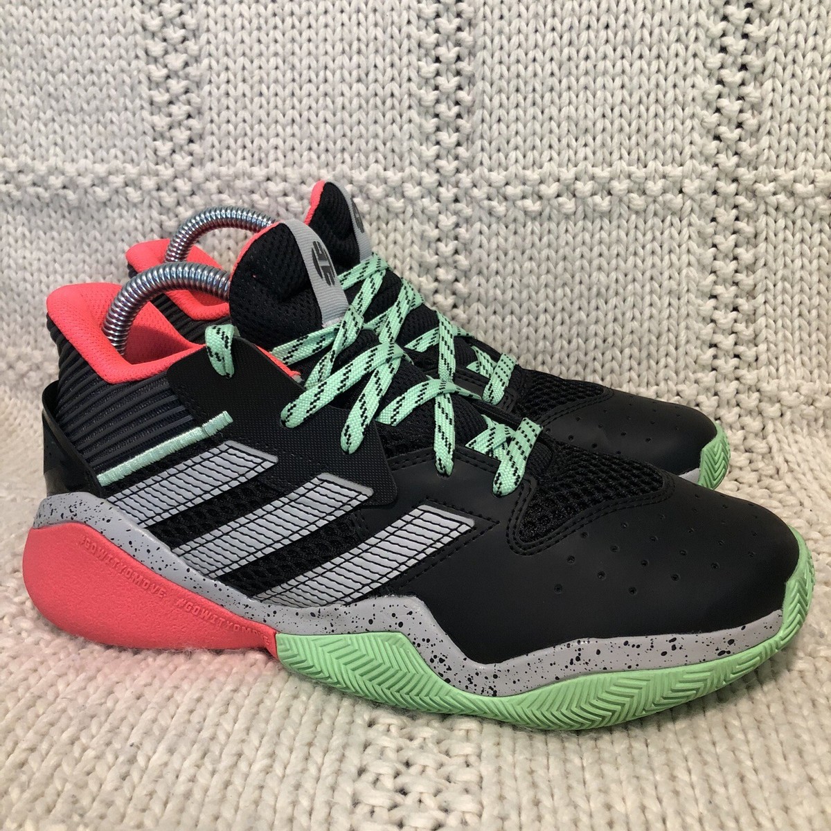 Adidas James Harden Stepback Basketball Shoes SZ 7 adidas James Harden Stepback 3 Youth Basketball Shoes in  main image 3