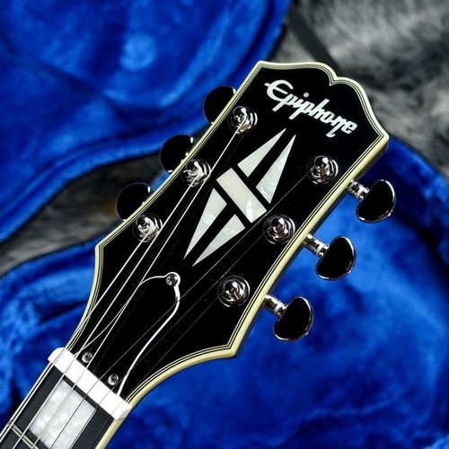 Epiphone Shinichi Ubukata ES-355 Custom Bigsby ver.02 Olive Drab with hard case - Picture 4 of 8