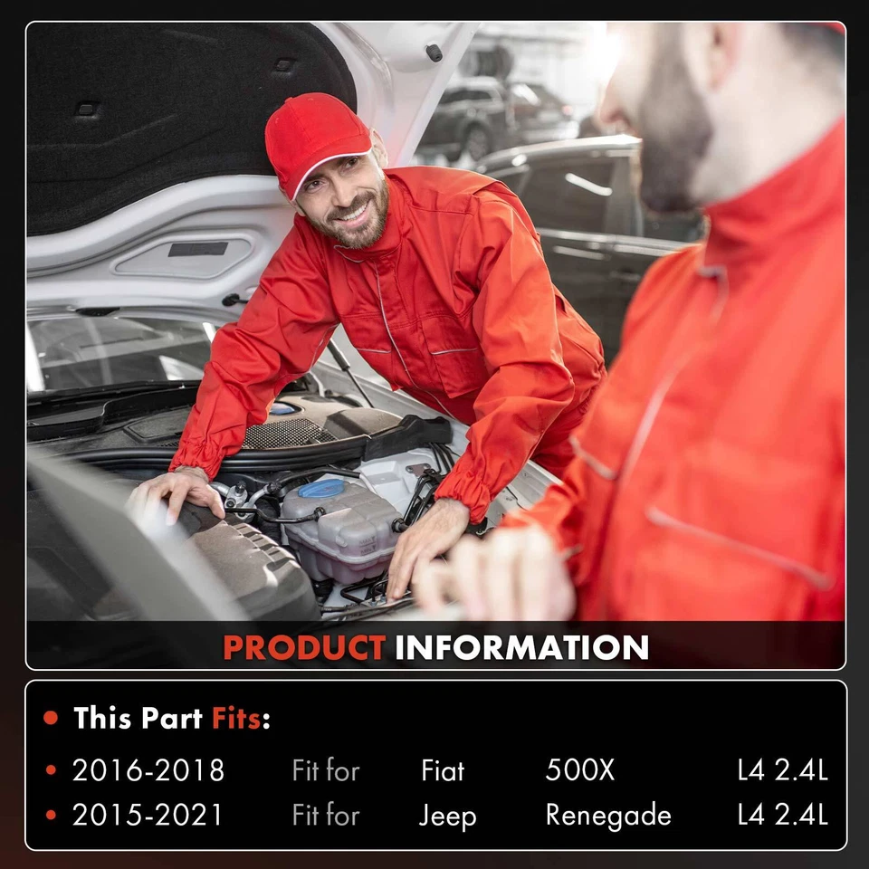 Compresor de aire acondicionado con embrague para Jeep Renegade 2015-2021 Fiat 500X 2016 2017 2018 Foto 3 de 4