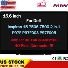 15.6" for Dell Inspiron 15 7506 P97F P97F003 UHD 4K LCD Touch Screen Assembly US