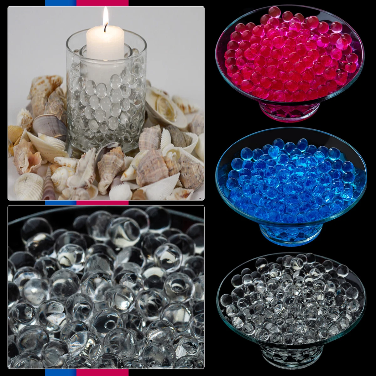 Water Pearls Centerpiece Filler, Jelly Beads & Balls