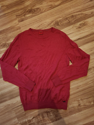 Olymp Level Five Herren Pullover Gr. M Baumwolle Pink Top Zustand