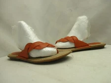 BOC Born Orange Thong Slip On Sandals Womens Sz 7 M Style C52508