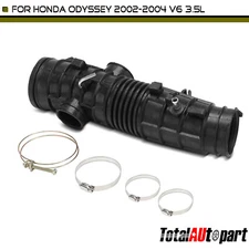 Air Clean Intake Tube Hose w/ Hose Clamps for Honda Odyssey 2002 2003-2004 3.5L