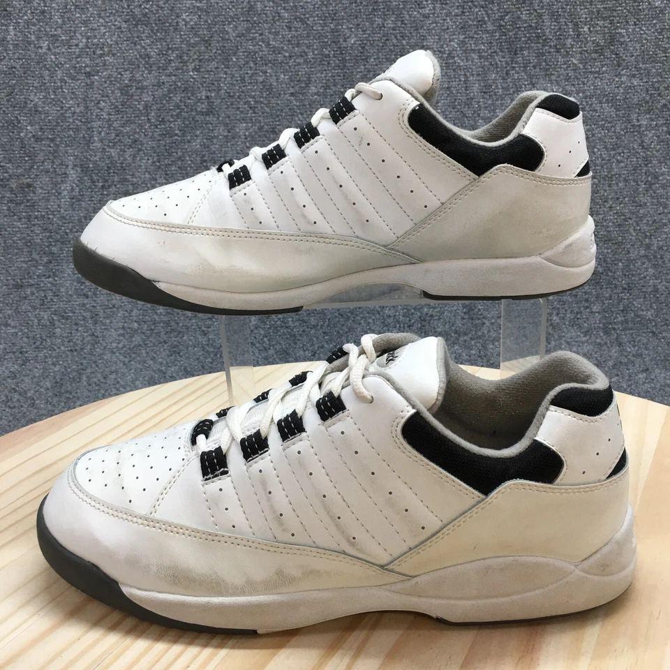 Brunswick Zapatos Para Hombres 9.5 Eagle Bowling Tenis Blanco Imitación Cuero Con Cordones Bajo Foto 2 de 4