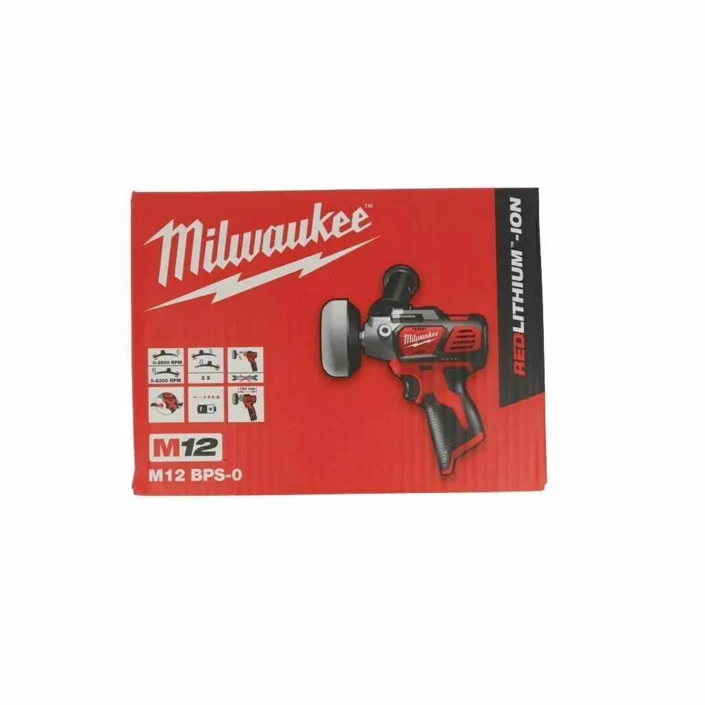 Milwaukee M12 BPS-0 Cordless Sub Compact Polisher Grinder Body Only / Tracking