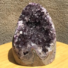 2350G Natural Amethyst Geode Crystal Mineral Specimen Energy Healing Reiki