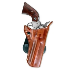Leather OWB Paddle Holster Fits, Ruger Vaquero 45 Colt 3.75'' Barrel R/H #1829#