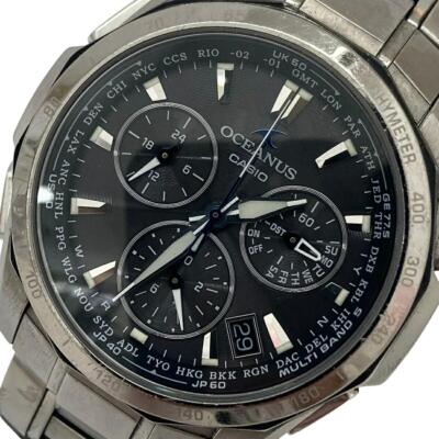 時計 OCEANUS Manta OCW-S1000BJ-1AJF CASIO OCEANUS Manta OCW-S1000BJ-1AJF Watch Silver Solar Men's