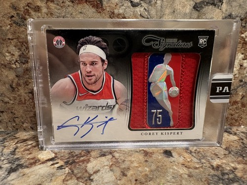 2021-22 Panini Instant NBA Prime Signature Corey Kispert Logoman Patch Auto #1/1