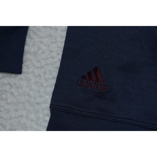 Adidas Golf Pullover Shirt 1/4 ZIP Men Size Large Performance ClimaLite Blue - Picture 4 of 6