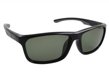 Keeper Grey Polarized Sunglasses, Shiny Black, Solid Grey, Size (023800)