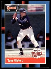 1988 Donruss Tom Nieto Minnesota Twins #612