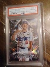 2025 Topps S/E  Sapphire Selections Mookie Betts #SS-18 BLACK /10 GEM 10