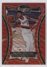 2019 Panini Select Premier Level Tmall Red Wave Prizm Hassan Whiteside #198 0s5s