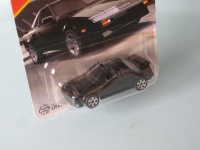Matchbox Toyota MR2 MKI Black Body Sports USA BP  LHD Toy Model Car 65mm UP