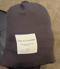 The Citizenry Stonewashed Linen Sheet Set Queen (4 Pieces) Espresso ￼