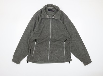 Regatta Basic Jacke Herren grau M mit durchgehendem Reißverschluss