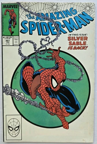 THE AMAZING SPIDER-MAN #301 COMIC BOOK (MARVEL, 1988) COPPER AGE 6.0 FN