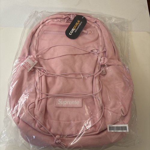 MOCHILA SUPREME SS25 ROSA CLARO OS (TOTALMENTE NUEVA) (100% AUTÉNTICA) - Imagen 4 de 20