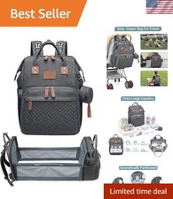 Diaper Bag Backpack with Changing Station Large Capacity Multifunction Baby B...