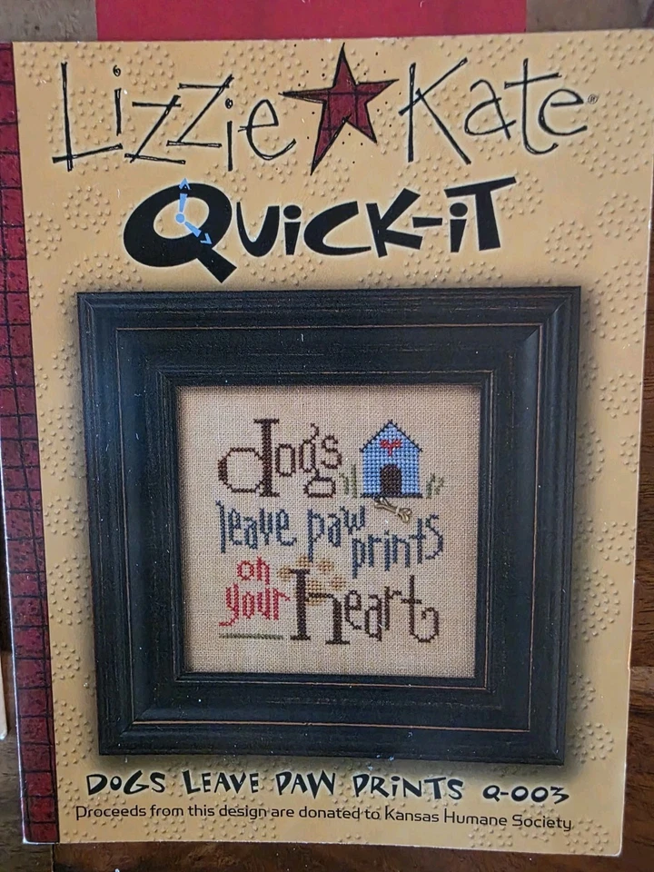 4 Dogs Cross Stitch Charts Lizzie Kate & Stitchy Kitty - Image 4 of 4