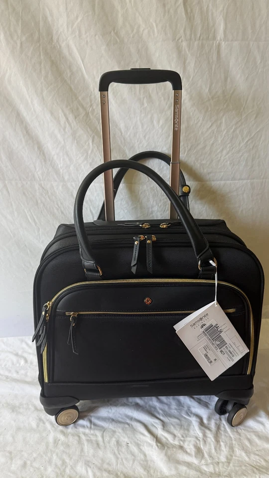 New Samsonite Women's Mobile Solution Spinner Mobile Underseat Carry On Luggage - Image 3 of 4