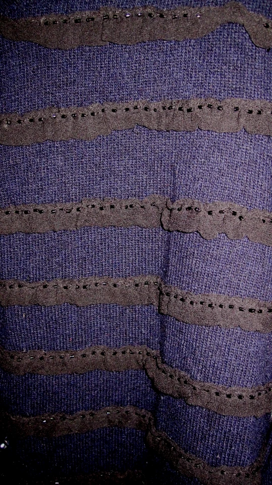 J. Кардиган Crew Junior L темно-синий черный с оборками на пуговицах подготовительный темно-академический - Изображение 4 из 4