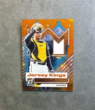 2025 Panini Donruss Baseball - Jersey Kings #JK-ES Ethan Salas Orange Ice