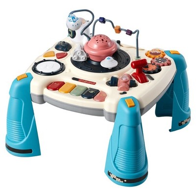 Musical Space Activity Desk for Toddlers: Lights, Sounds, Bead Maze & More