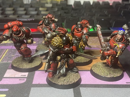 Warhammer 40K Chaos Space Marines Red Corsairs Raiders well painted