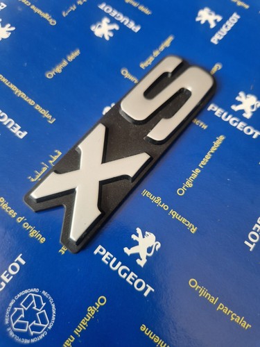 Peugeot XS 106 206 206 306 406 205 405 309 LOGO ORIGINAL BADGE NEW RARE - Picture 3 of 3