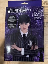 Wednesday Addams Costume Wig Wednesday Cosplay Party Halloween Wig Adams NEW