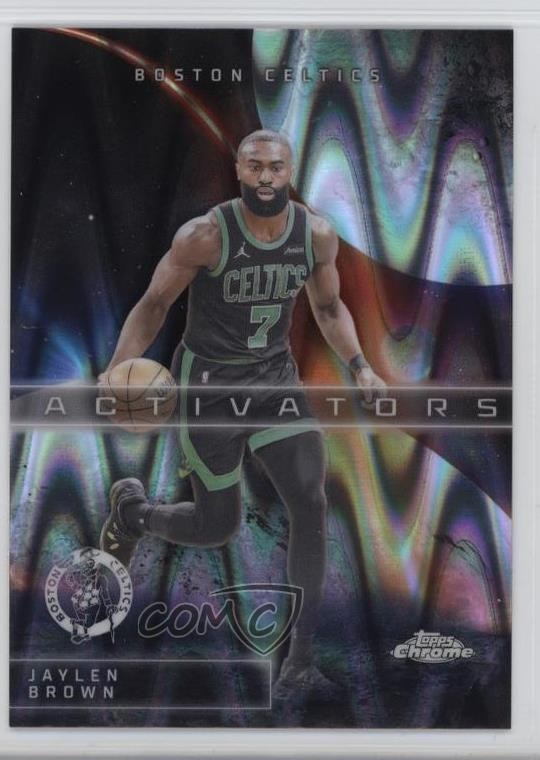 2025-26 Topps Chrome Activators RayWave Refractor Jaylen Brown #AC-3 11nu