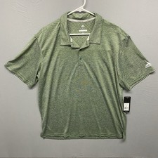 Mens Adidas Feeder Stripe Golf Polo Green Oxide Size XL Brand New With Tags