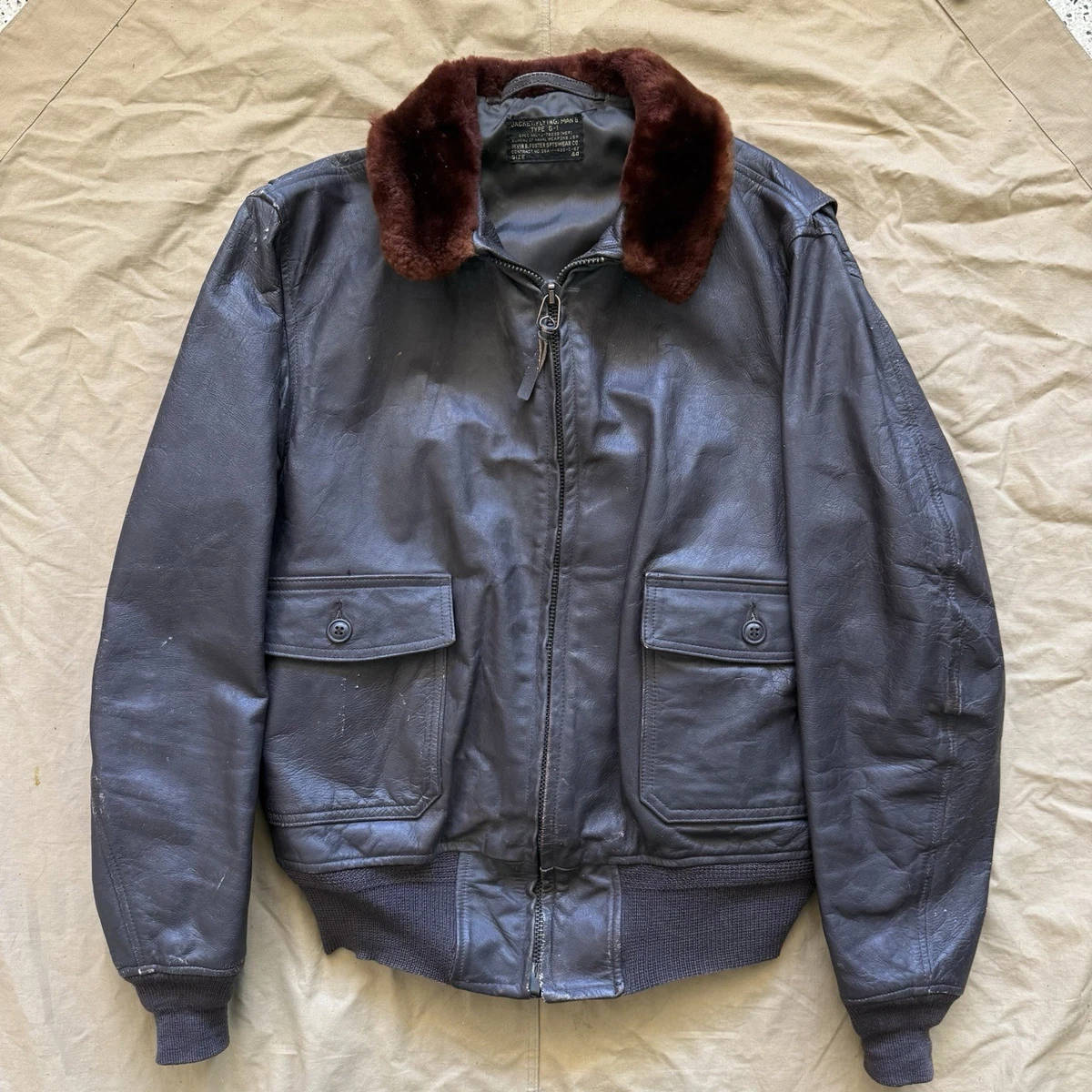 Navy G1 Flight Jacket Indiana Original Vietnam War Uniforms for