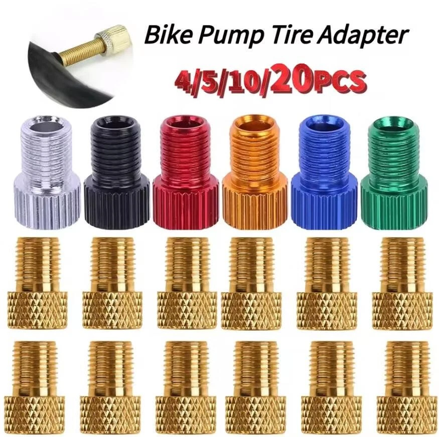 20/10/4pcs Fahrrad Ventil Adapter Ventiladapter von SV DV auf KFZ Autoventil NEU - Bild 2 von 4