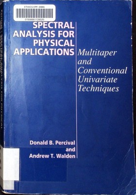 Spectral analysis for physical applications multipaper and conventional univaria