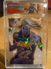 Cameron Brink Cracked Ice Custom Art Los Angeles Sparks Card