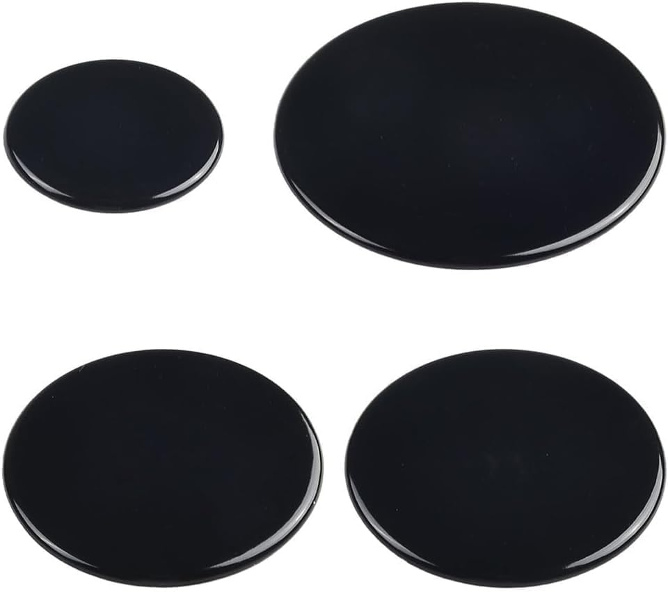 4 Pcs Cooker Hob Gas Burner Cap Set for SABAF, 55Mm 75Mm 100Mm Flat Cooker Hob P