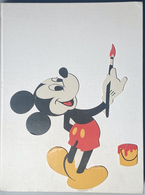 First Edition 1973 WALT DISNEY Micky Mouse Magic Kingdoms Raised Cutout Cover