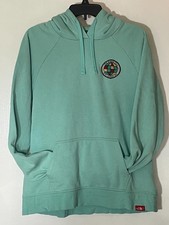 The North Face Women  s Aqua  Our Land Our Future  Hoodie   Size Large